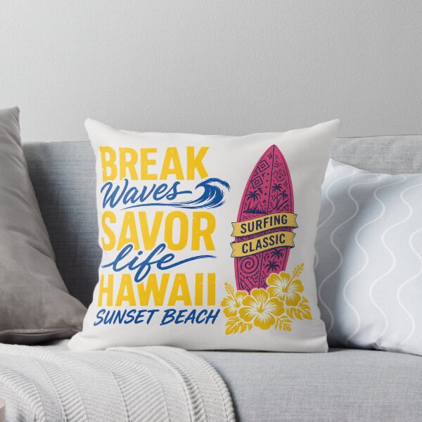 Item preview, Break Waves Hawaii Surf designed and sold by TshirtsOnline-.