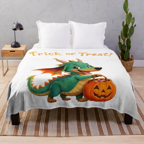 Item preview, Cute Halloween Dachshund in Dragon Costume designed and sold by Kedspicedesign.