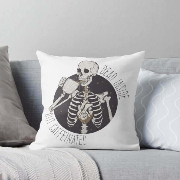 Item preview, Dead Inside But Caffeinated Funny Coffee Lover Design designed and sold by mari-alvxx.