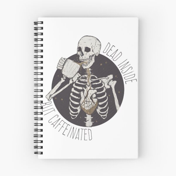Item preview, Dead Inside But Caffeinated Funny Coffee Lover Design designed and sold by mari-alvxx.