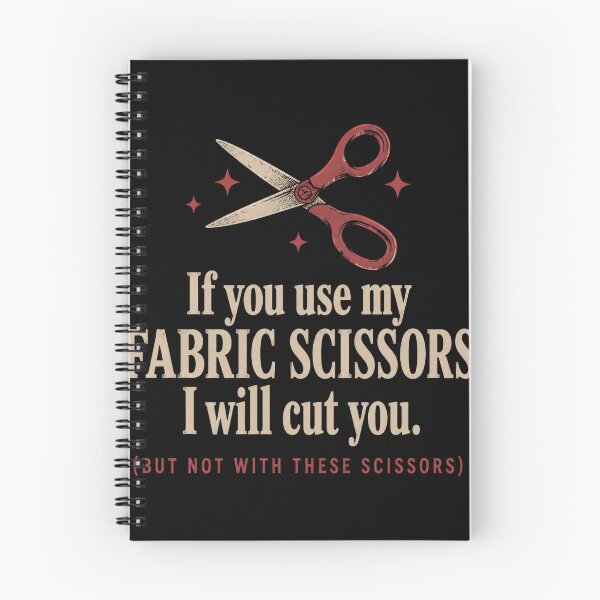 Item preview, Fabric Scissors Warning designed and sold by delila8a8e.