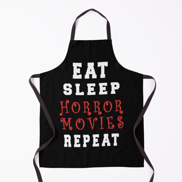 Item preview, Eat Sleep Horror Movies Repeat Graphic Design for Horror Fans designed and sold by Thefridaybrush.