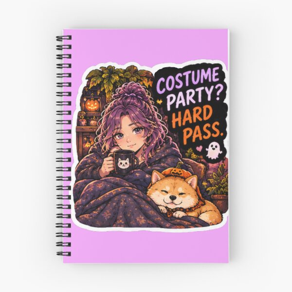 Item preview, Costume Party Hard Pass Anime Girl Design | Socially Offline Club Halloween designed and sold by DailyStruggleCo.