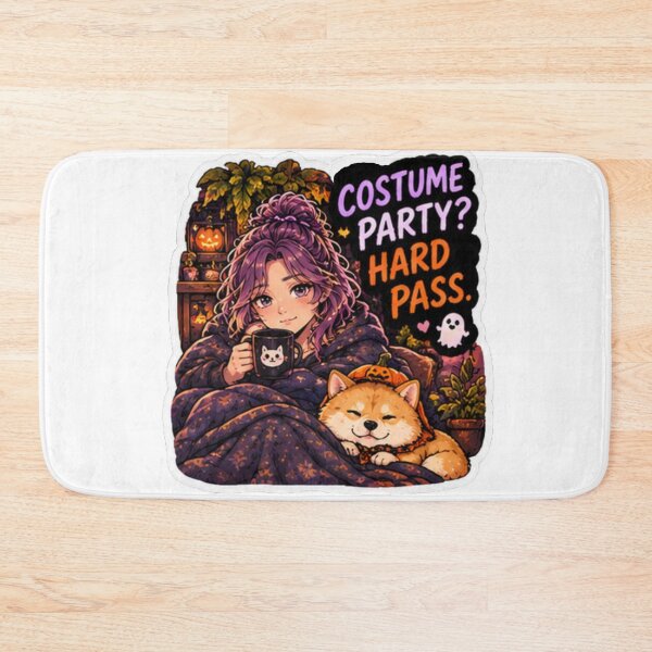 Artikelvorschau, Kostümparty – Anime-Mädchen-Design – Absolut tabu | Socially Offline Club Halloween entworfen und verkauft von DailyStruggleCo.