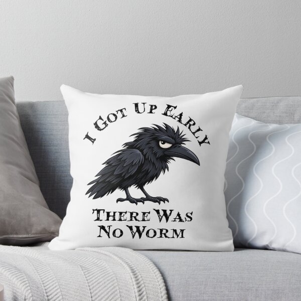 Item preview, Grumpy Crow I Got Up Early There Was No Worm designed and sold by LounisArt.