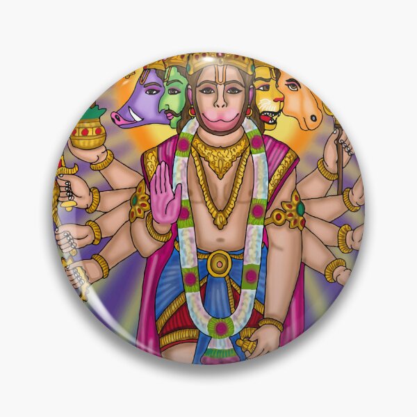 Item preview, Lord Hanuman Digital Drawing | Hindu God Spiritual Artwork designed and sold by Harshit_Digital_Arts.