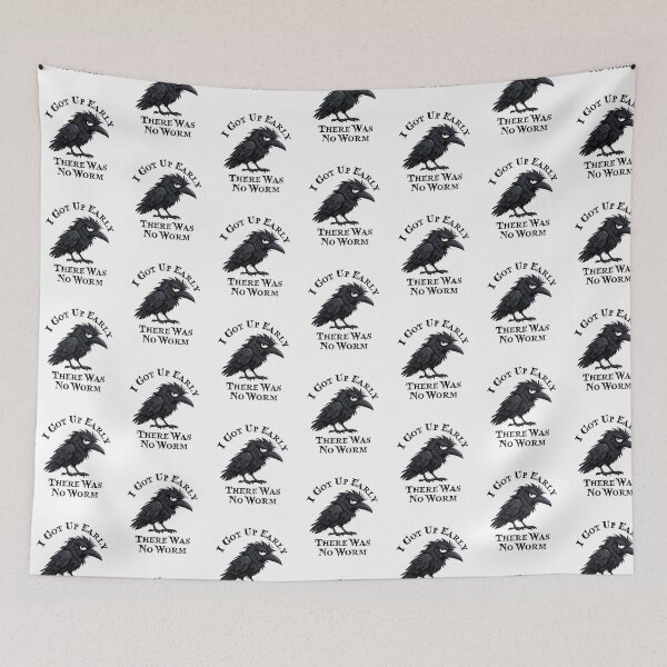 Item preview, Grumpy Crow I Got Up Early There Was No Worm designed and sold by LounisArt.