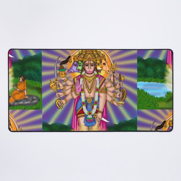 Item preview, Lord Hanuman Digital Drawing | Hindu God Spiritual Artwork designed and sold by Harshit_Digital_Arts.