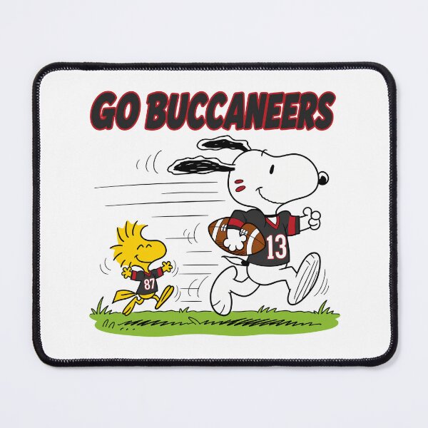 Item preview, Snoopy & Woodstock Tampa Bay Buccaneers Football Retro F358 designed and sold by GLUVY-THEME.