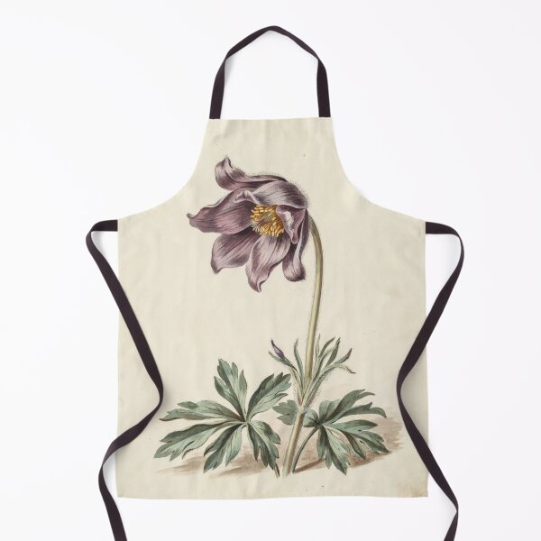 Item preview, Vintage Pasque Flower Botanical Illustration | Antique Purple Wildflower Print designed and sold by NuvoraNest.