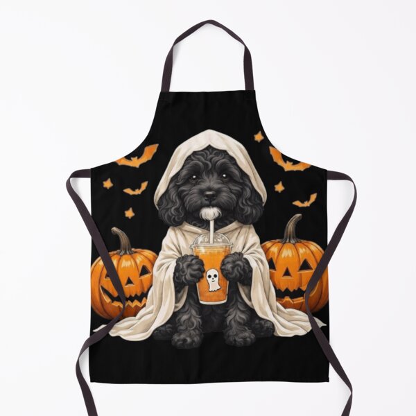 Item preview, Black Cavapoo Halloween Shirt, Cute Ghost Dog Pumpkin Tee designed and sold by Anime ⭐⭐⭐⭐⭐.
