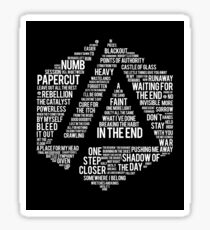New Art Linkin Park All Name full Album Sticker