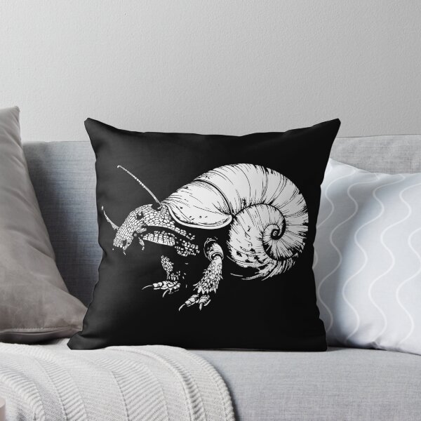 Item preview, Medieval Snail Beast Dark Fantasy Ink designed and sold by Litely.
