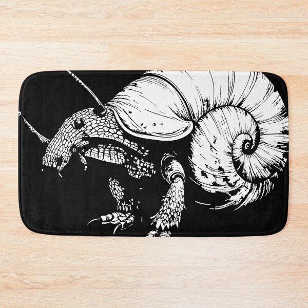 Item preview, Medieval Snail Beast Dark Fantasy Ink designed and sold by Litely.