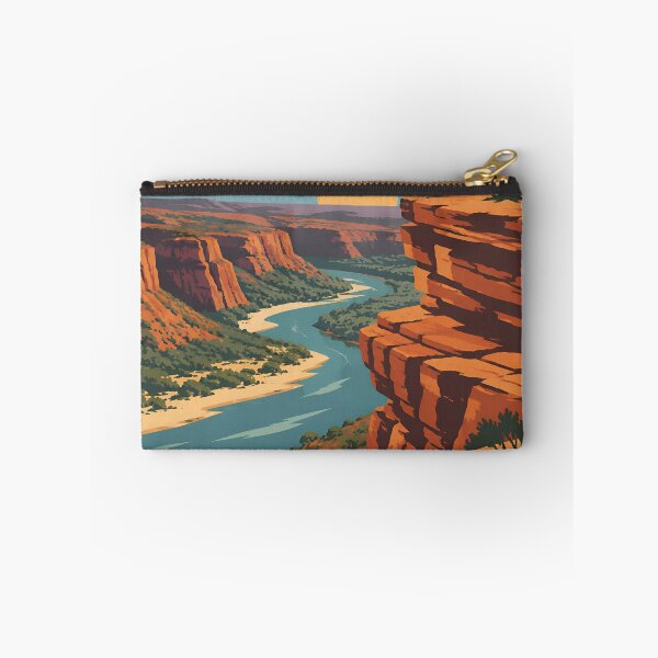 Item preview, Vintage Kalbarri National Park Retro Sunset Travel designed and sold by Imaginationbeyond.