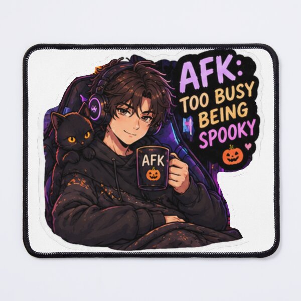 Item preview, AFK Too Busy Being Spooky Gamer Design | PRO Gamer Club Halloween designed and sold by DailyStruggleCo.