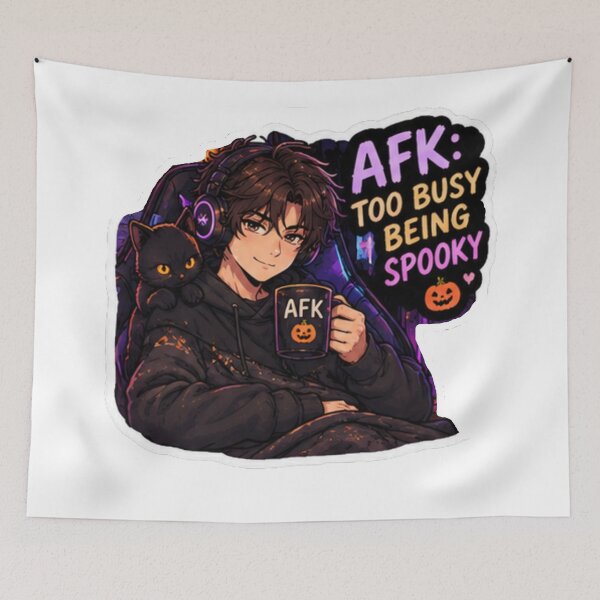 Item preview, AFK Too Busy Being Spooky Gamer Design | PRO Gamer Club Halloween designed and sold by DailyStruggleCo.