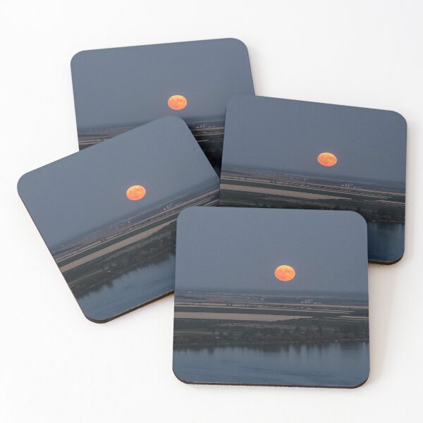 Item preview, Supermoon Rising Over the Lake designed and sold by gabormedve.