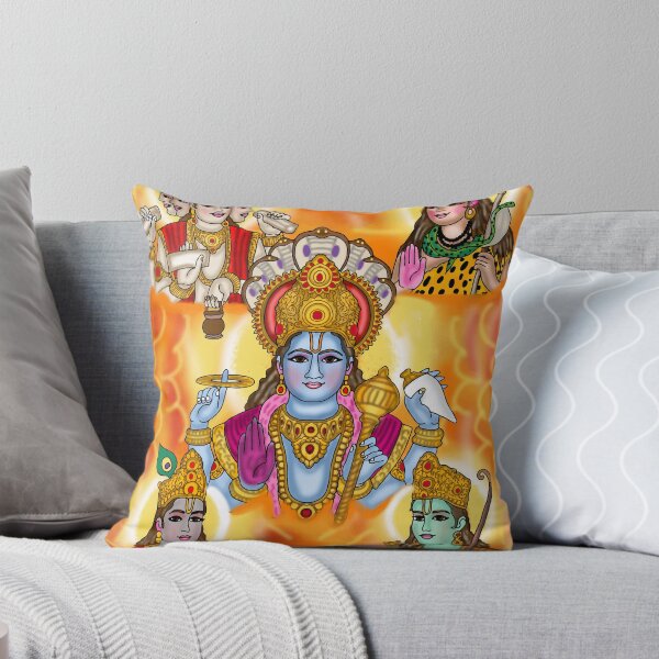 Item preview, Lord Vishnu Digital Drawing | Hindu God Spiritual Artwork  designed and sold by Harshit_Digital_Arts.