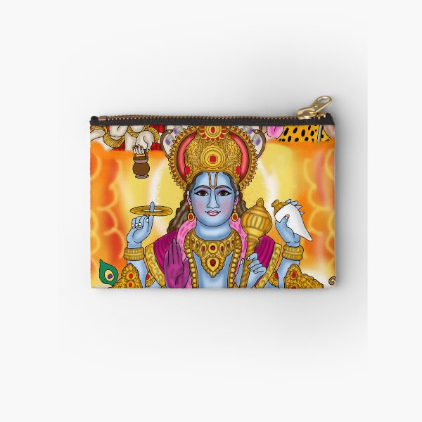 Artikelvorschau, Digitale Zeichnung von Lord Vishnu | Spirituelles Kunstwerk eines Hindu-Gottes entworfen und verkauft von Harshit_Digital_Arts.