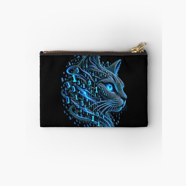Item preview, Binary Cyber Cat – Digital Predator designed and sold by Kicor.