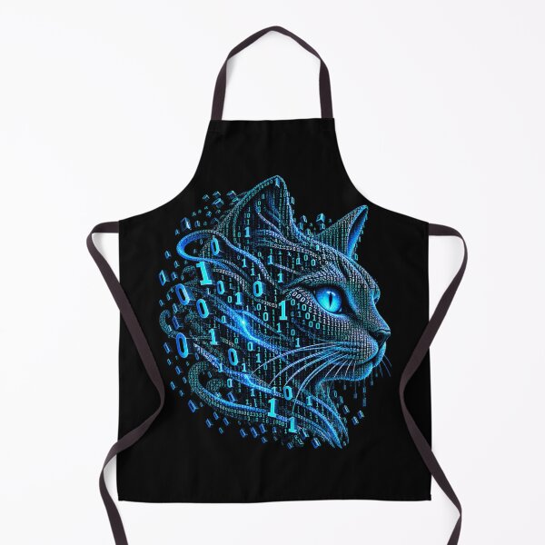 Item preview, Binary Cyber Cat – Digital Predator designed and sold by Kicor.