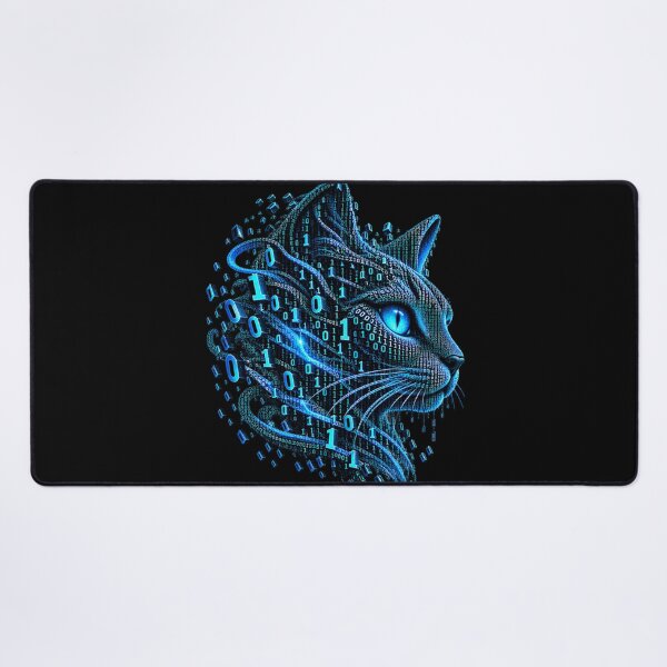 Item preview, Binary Cyber Cat – Digital Predator designed and sold by Kicor.