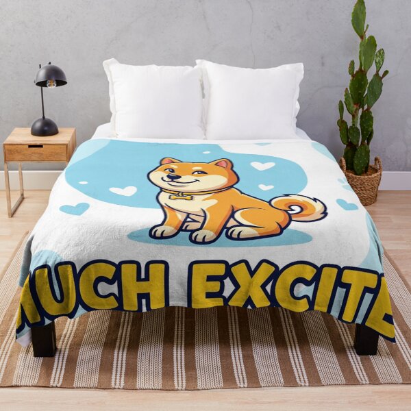 Item preview, Happy Shiba Inu "Much Excite" Vector Art designed and sold by Solomon-Ent-144.
