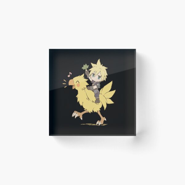Aperçu de l'œuvre Chocobo chevauchant les nuages créée et vendue par DiyaLin009.