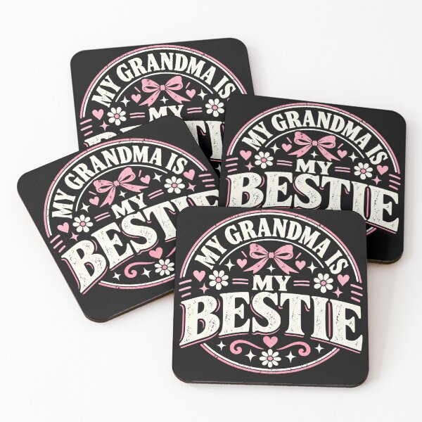Item preview, My Grandma Is My Bestie Cute Grandma Granddaughter Friendship Gift designed and sold by THREE LITTLE BEANS.