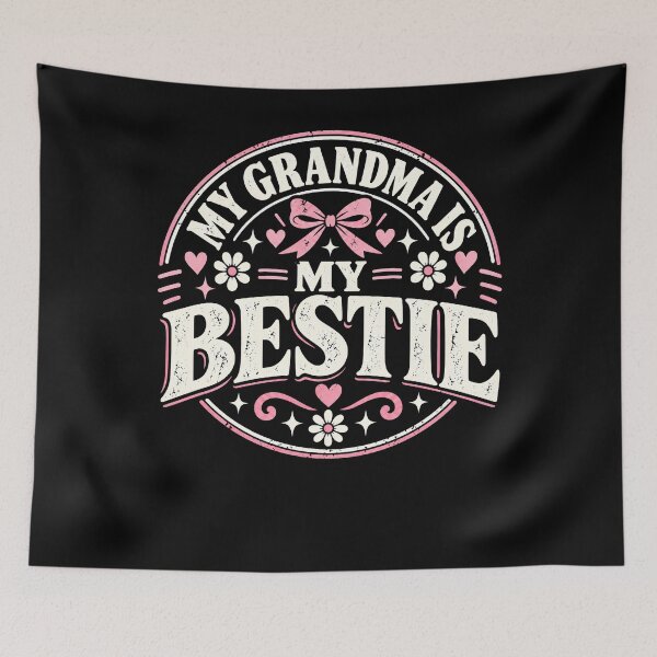 Item preview, My Grandma Is My Bestie Cute Grandma Granddaughter Friendship Gift designed and sold by THREE LITTLE BEANS.