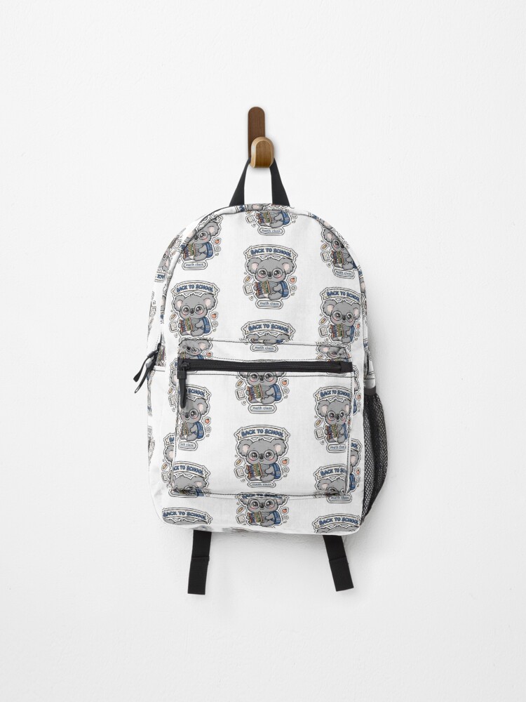 Thumbnail 1 of 3, Backpack, Koala Back To School Math Class Sticker designed and sold by Wildlife-Walk.