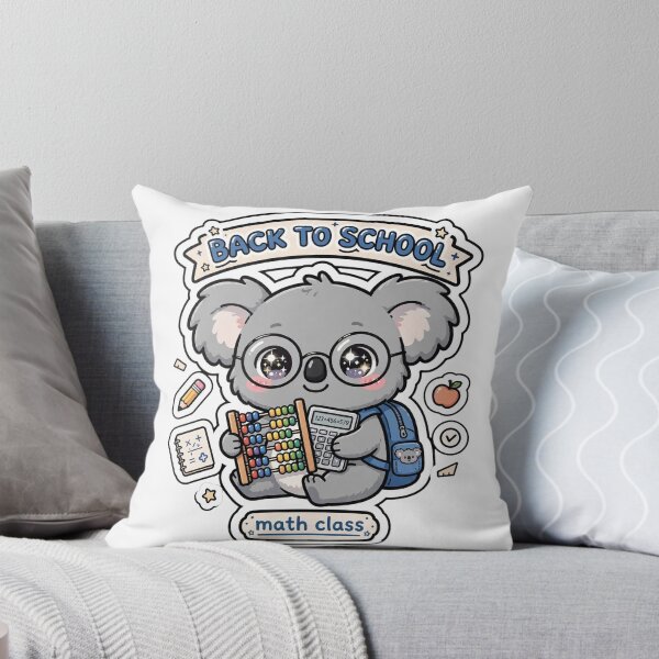 Item preview, Koala Back To School Math Class Sticker designed and sold by Wildlife-Walk.