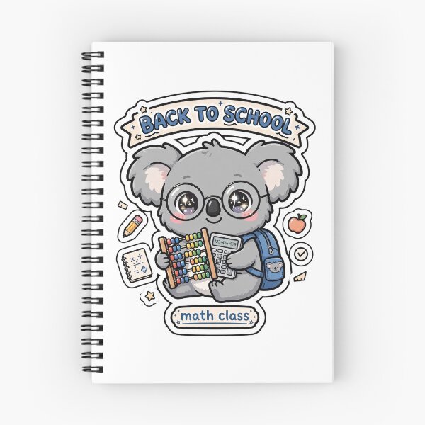 Item preview, Koala Back To School Math Class Sticker designed and sold by Wildlife-Walk.
