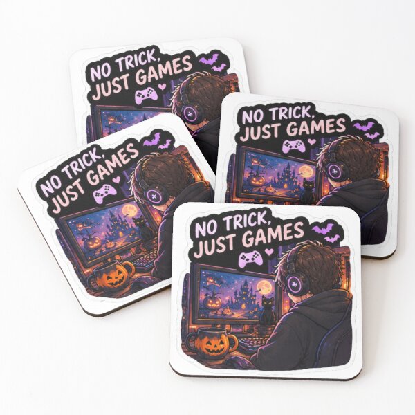 Item preview, No Trick Just Games Gamer Design | PRO Gamer Club Halloween Setup designed and sold by DailyStruggleCo.