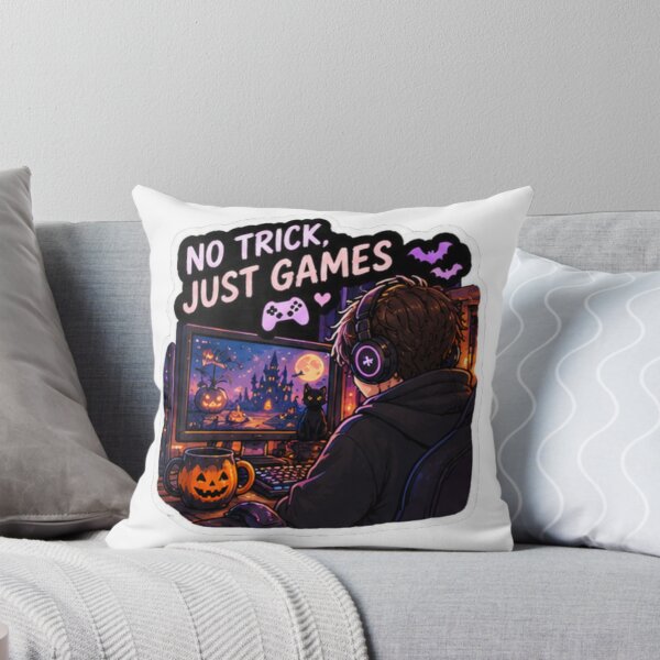 Item preview, No Trick Just Games Gamer Design | PRO Gamer Club Halloween Setup designed and sold by DailyStruggleCo.