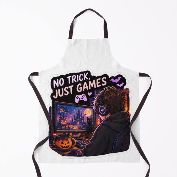 Item preview, No Trick Just Games Gamer Design | PRO Gamer Club Halloween Setup designed and sold by DailyStruggleCo.