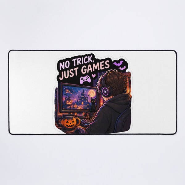 Item preview, No Trick Just Games Gamer Design | PRO Gamer Club Halloween Setup designed and sold by DailyStruggleCo.