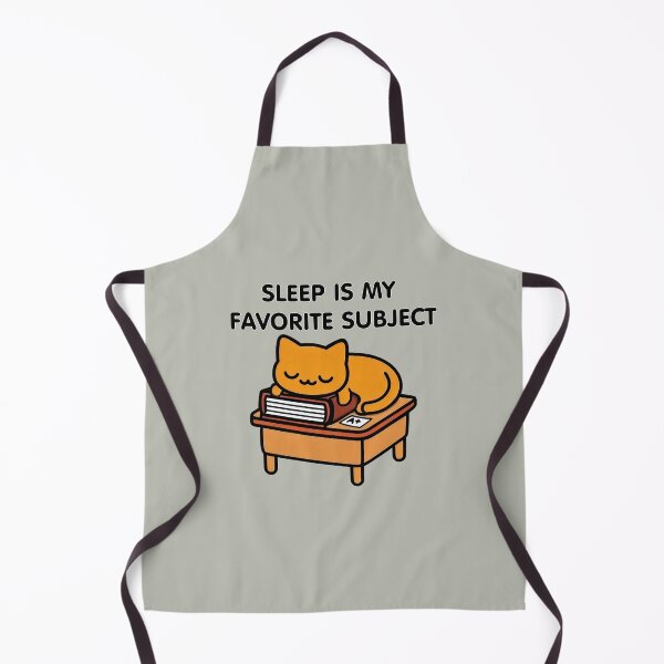 Item preview, Sleep Is My Favorite Subject Cat designed and sold by Aelbrn.