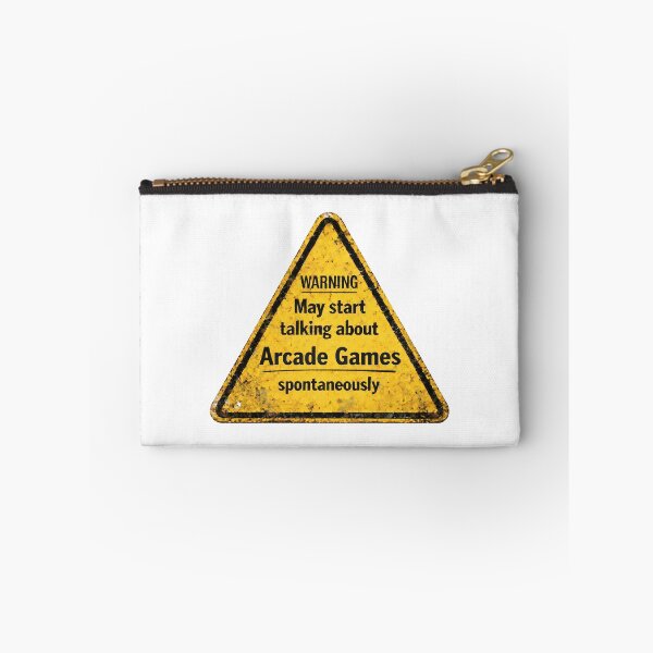 Item preview, Warning May Start Talking About Arcade Games Funny Gamer Design. designed and sold by The-T-In-Retro.