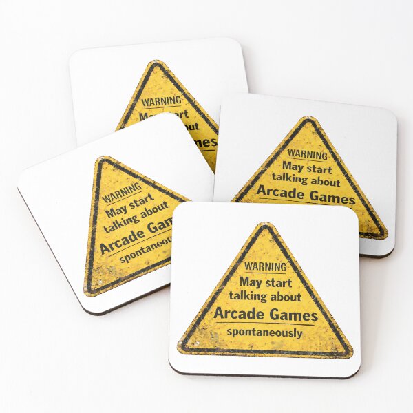 Item preview, Warning May Start Talking About Arcade Games Funny Gamer Design. designed and sold by The-T-In-Retro.