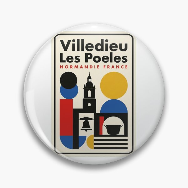 Item preview, Retro Villedieu Les Poeles Bauhaus Geometric Skyline designed and sold by k3rstman1.