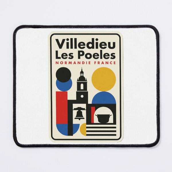 Item preview, Retro Villedieu Les Poeles Bauhaus Geometric Skyline designed and sold by k3rstman1.