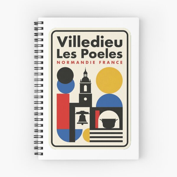 Item preview, Retro Villedieu Les Poeles Bauhaus Geometric Skyline designed and sold by k3rstman1.