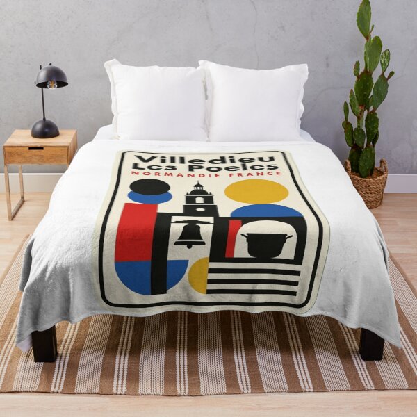 Item preview, Retro Villedieu Les Poeles Bauhaus Geometric Skyline designed and sold by k3rstman1.