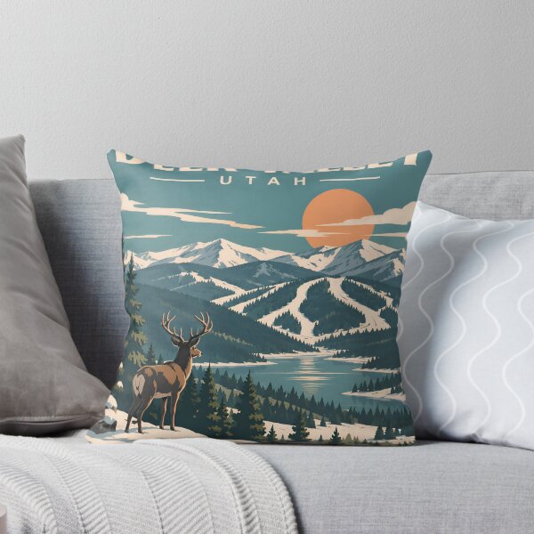 Item preview, Vintage Deer Valley Utah Retro Ski Resort designed and sold by Imaginationbeyond.