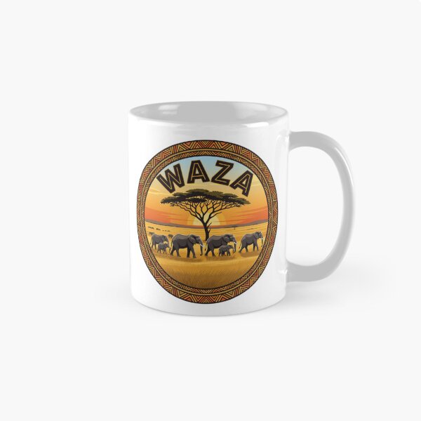 Item preview, Waza Savanna Cameroon Sticker designed and sold by Imaginarium of Chaos falcon88 .