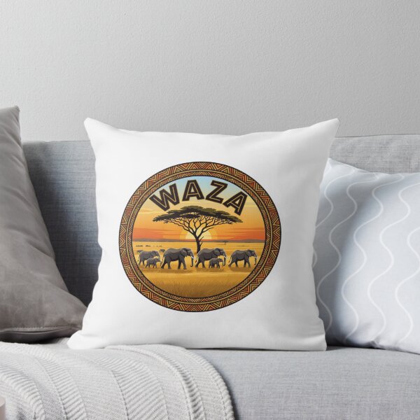 Item preview, Waza Savanna Cameroon Sticker designed and sold by Imaginarium of Chaos falcon88 .