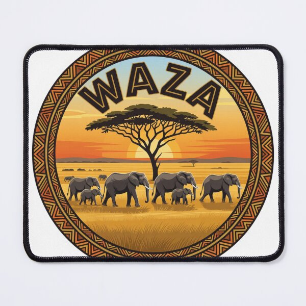 Item preview, Waza Savanna Cameroon Sticker designed and sold by Imaginarium of Chaos falcon88 .