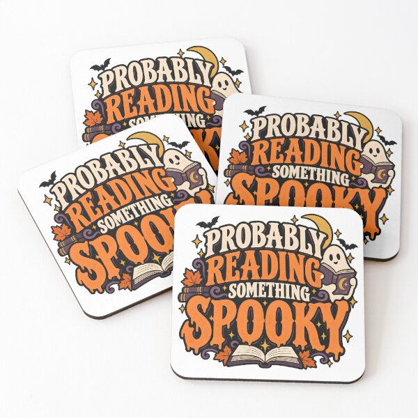 Item preview, Probably Reading Something Spooky Ghost designed and sold by Thai Vibe Studio.